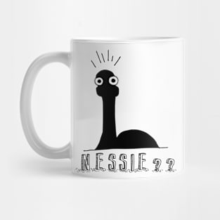 Nessie?? Minimal Loch Ness Illustration Mug